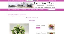 Desktop Screenshot of herndonflorist.com